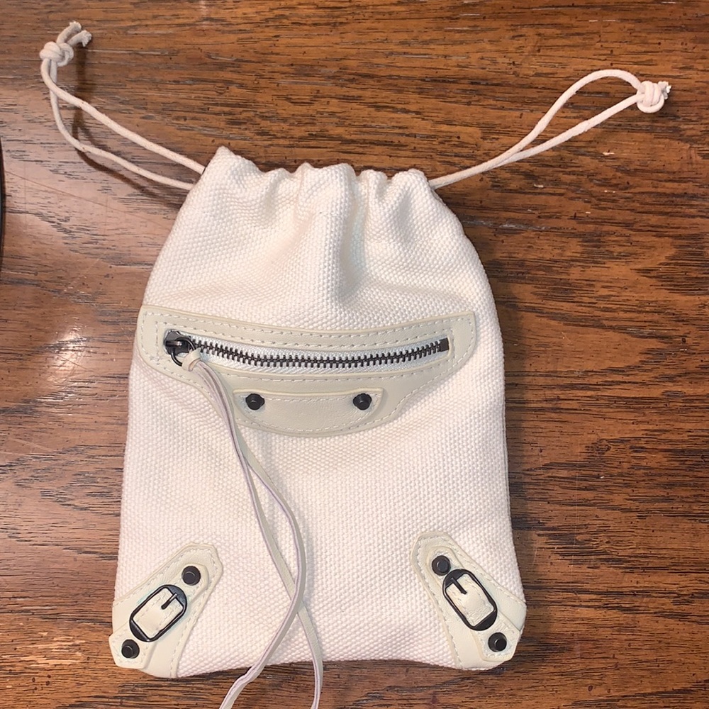 Like New Balenciaga Draw String Pouch - Rare!